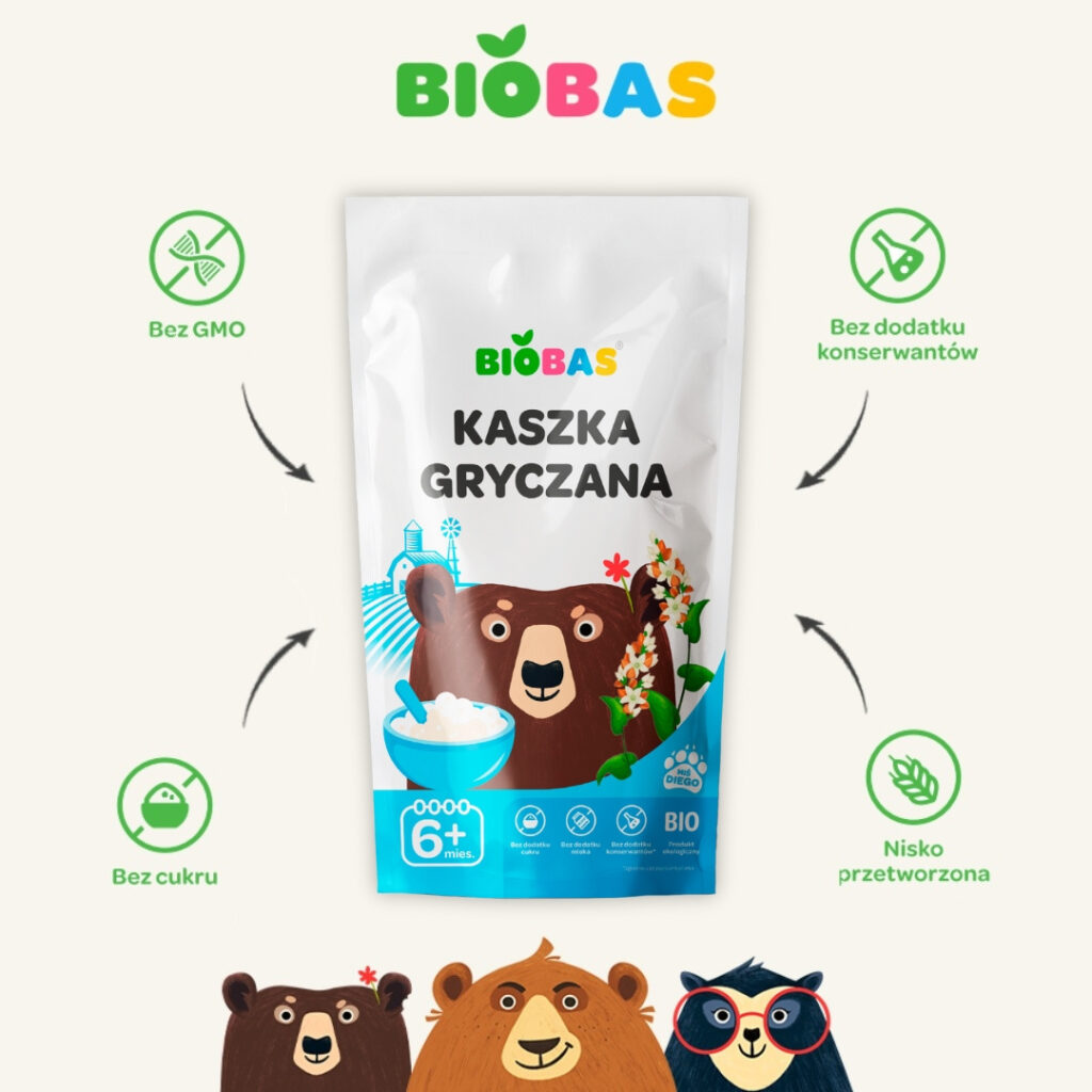 Kaszka Gryczana dla niemowlaka BioBas
