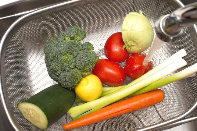 mycie warzyw w sodzie