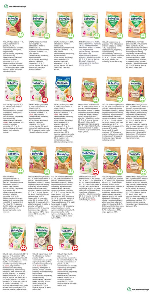 kaszki BOBOVITA MLECZNE