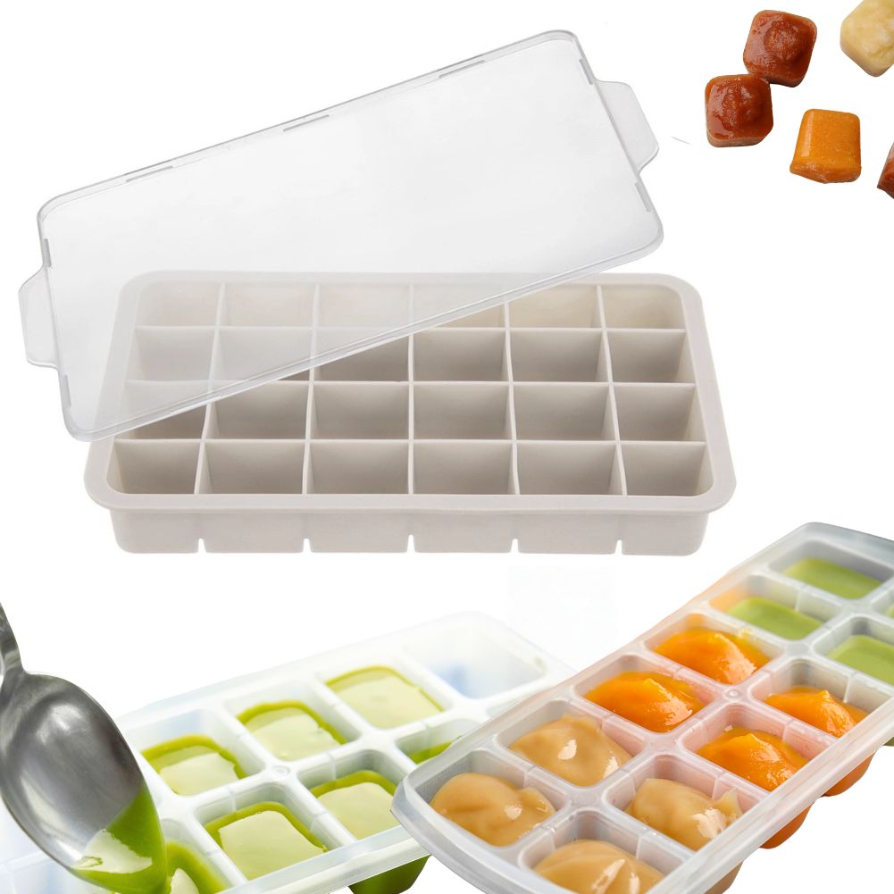 Forma do kostek lodu z pokrywką